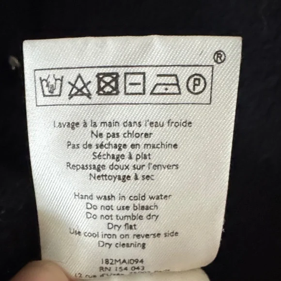 Sezane Black Barry Cardigan - Picture 7 of 8